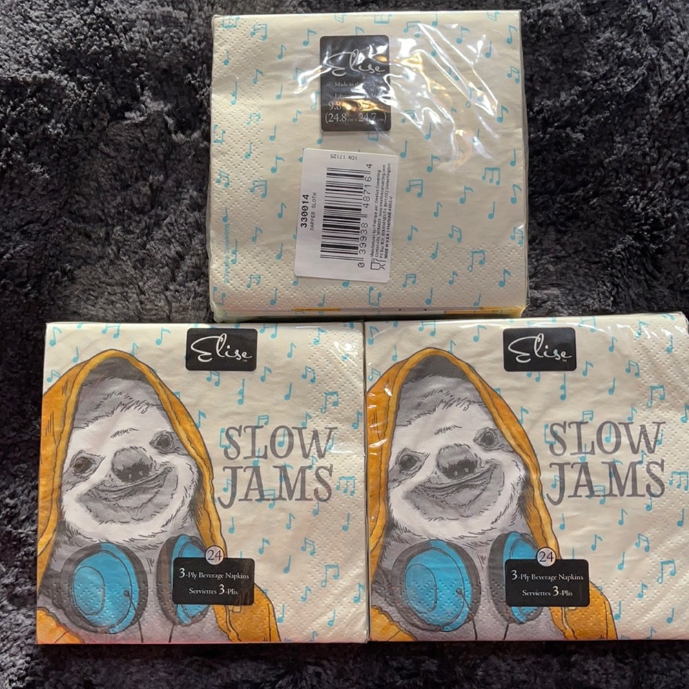 Beverage napkins